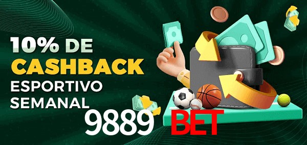 10% de bônus de cashback na 9889 bet